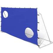 Soccer Goal with Aiming Wall Steel High-quality