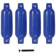 Boat Fender 4 pcs Blue 41x11.5 cm PVC