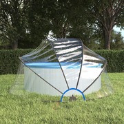 Circular Pool Sanctuary: PVC Round Pool Dome for Year-Round Enjoyment