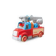 Wooden fire engine with sound and light