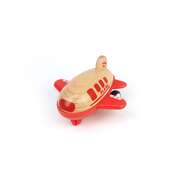 Wooden racer plane airplane with sound- red