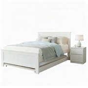 King single bed frame and bedside table