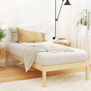 Single Serenity Bed Frame with Timber Pine Platform