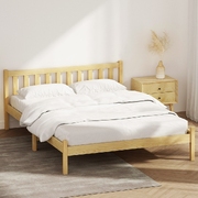 Bed Frame Double Size Wooden Oak SOFIE