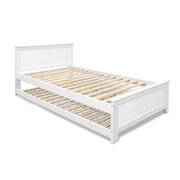 Bed Frame KING SINGLE Wooden Timber Trundle Daybed Size Base ELVIS
