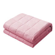 Giselle Weighted Blanket Kids 2.3KG Gravity Blankets Cooling Deep Relax Summer Pink