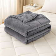 Bedding Weighted Blanket Fleece Sherpa Heavy Blanket 4.5KG