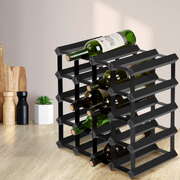 Wine Rack 20 Bottle Black