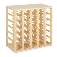 30 Bottles Timber Wine Rack