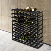 Wine Rack 72 Bottle Black