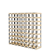72 Bottle Timber Red Wine Rack Wooden Storage Cellar Display Holder