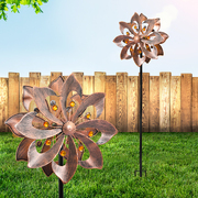 Metal Garden Windmill Spinner - Outdoor Décor
