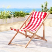 Artiss Outdoor Furniture Sun Lounge Chairs Deck Chair Folding Wooden Beach Patio