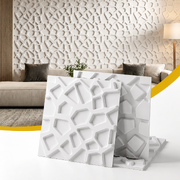 3D Wall Panels PVC Feature Wall 50x50cm 15 Pack | EXTG