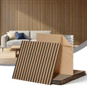 Peel and Stick Wall Panels 68x68cm 10 Pack Brown | EXTG