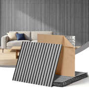 Peel and Stick Wall Panels 10 Pack 68x68cm Grey | EXTG