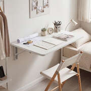Wall Mounted Folding Table Floating Desk Small Space Workstation Dining