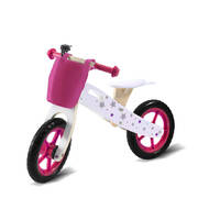 Kids Balance Bike Ride On Toy Wooden Push Bicycle Trainer Outdoor Gift