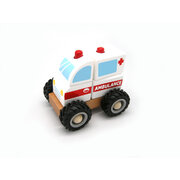 WOODEN BLOCK AMBULANCE RUBBER