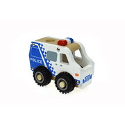 KD WOODEN POLICE CAR