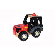 KD WOODEN RED TRACTOR
