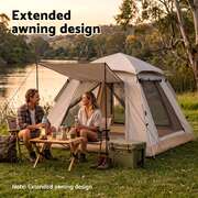 Camping Tent Khaki Shelter 210x210x145cm