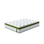 Double mattress 30cm medium firm hybrid mattress for pressure relief motion isolation
