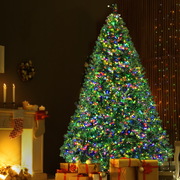ingle Jollys Christmas Tree LED 2.4M 8FT Xmas Decorations Green Home Decor
