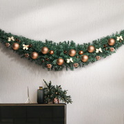 1.8M Christmas Garland Xmas Decorations Green Wedding Party