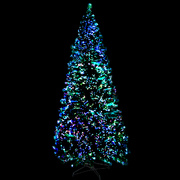 Jingle Jollys 2.1M 7FT LED Christmas Tree Optic Fiber Xmas Multi Colour Lights