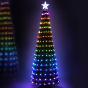 Jingle Jollys Christmas Tree 1.8M 298 Led Xmas Multi Colour Lights Optic Fibre