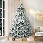 Jingle Jollys Snowy Christmas Tree 859 Tips 2.1M 7FT Xmas Decorations 