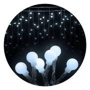 Jingle Jollys 600 LED Curtain Lights - Cold White