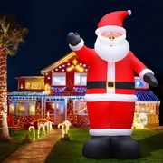 Jingle Jollys 5M Christmas Inflatable Santa Decorations Outdoor Air-Power Light