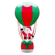 Jingle Jollys 3.6M Christmas Inflatable Santa on Air Balloon Xmas Decor LED