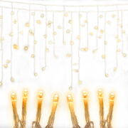 Jingle Jollys 500 Icicle Lights - Warm White