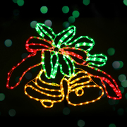 Christmas Lights 216 LED 76cm Fairy Light Bells Decorations