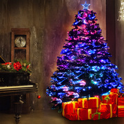 Christmas Tree 1.8M 6Ft Xmas Decorations Fibre Optic Multicolour Lights