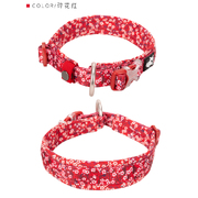 Floral Collar Poppy Red 2XL