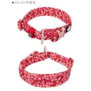 Floral Collar Poppy Red 2XS