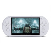 White 5 Inch Screen Handheld Video Console Built in 300 Games GBA/NES Console