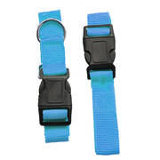 Adjustable Dog Hands Free Leash Waist Belt Buddy Jogging Walking Running Blue