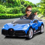 Blue Licensed Bugatti Divo Kids Ride On Car 