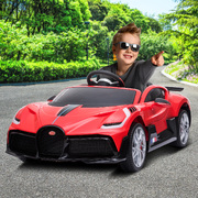Red Bugatti Divo Electric Ride On Car