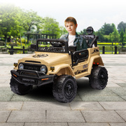 Toyota FJ Cruiser Kids Ride On Car Toy Khaki