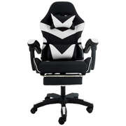 Cueva Reclining High Back Gaming Chair with Retractable Footrest for Office