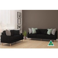 Adelyn 2 and 3 Seater - Black