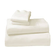 Cotton microfibre 1000TC 4pc King sheet set - Ivory