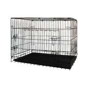 Royale 36in Foldable Pet Wire Dog Crate Medium Safe Portable Kennel