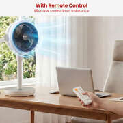 Heat Cool Pedestal Fan LED Display Timer | EXTG
